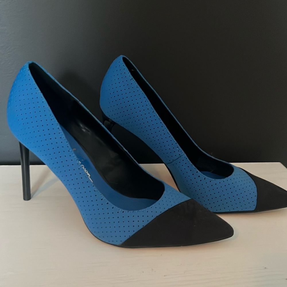 Blue and Black Jessica Simpson Heels